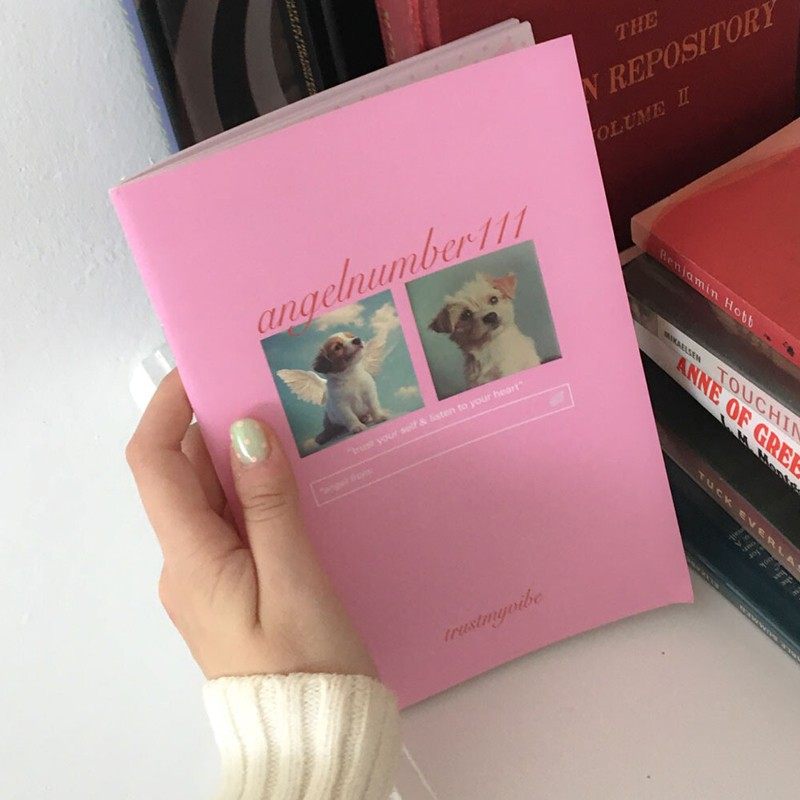 韩国Trust My Vibe天使数字计划本笔记本办公学习横线本记事ins风,淘宝优惠券,粉丝福利购,淘宝优惠卷