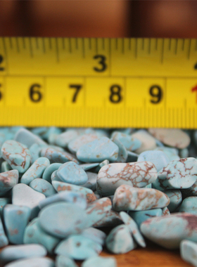 供佛供曼扎七宝石 天然绿松石碎石 八供佛前宝石宝瓶装藏 500克装