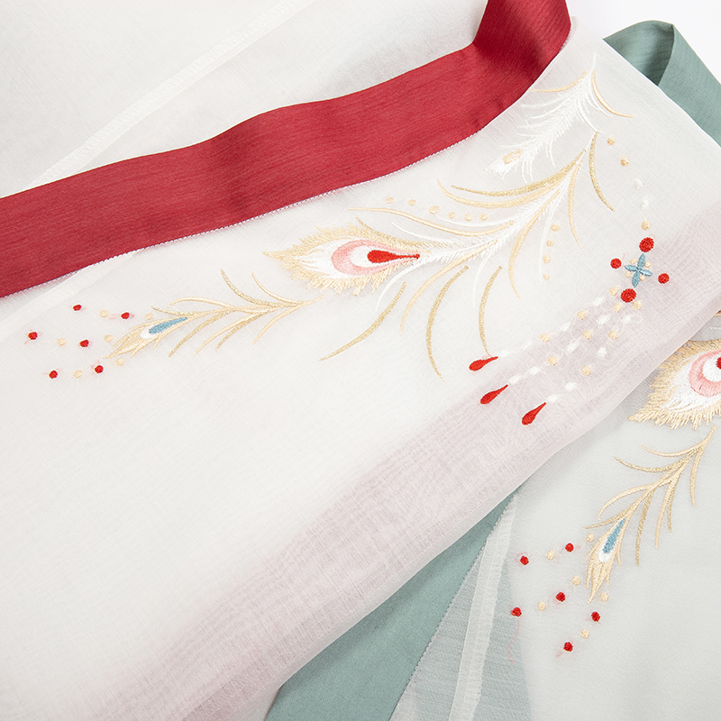 重回汉唐旗舰店重回汉唐白鸠原创正品中国风晋制交领情侣汉服女绣花齐腰襦裙春款2