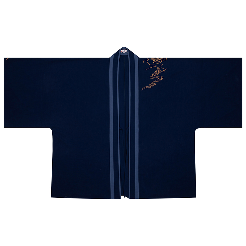 重回汉唐旗舰店重回汉唐竹影原创正品中国风汉服男装宋制日常传统绣花披风对襟衫3