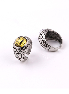 复古蛇眼可调节时尚个性包邮戒指