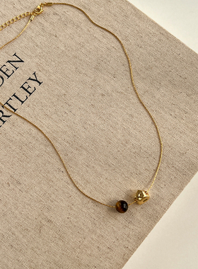 几何串珠项链女新款小众