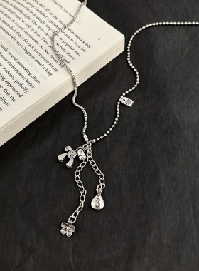 马上有钱花复古项链配饰