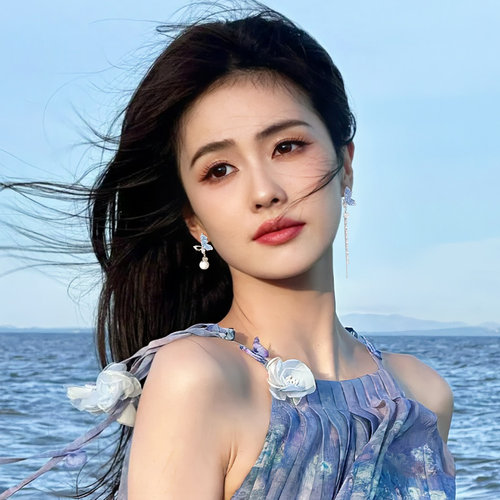 不对称蝴蝶流苏耳环女气质小众独特珍珠款耳钉耳坠新款高级感耳饰 - 图2