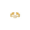 High-end letter ring for women, new niche design