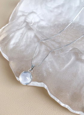 月光石项链女气质轻奢小众