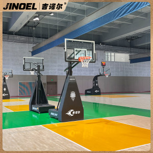JINOEL吉诺尔篮球架成人比赛标准高档可移动升降室内网红明星同款
