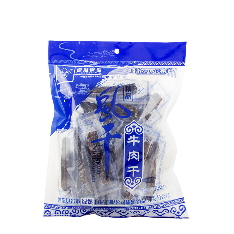 绿川然精品500克独立装呼伦贝尔 绿川然食品牛肉类