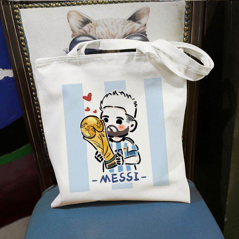 梅西周边帆布包包小众ins单肩包慵懒风学生大容量手提布包帆布袋,淘宝优惠券,粉丝福利购,淘宝优惠卷