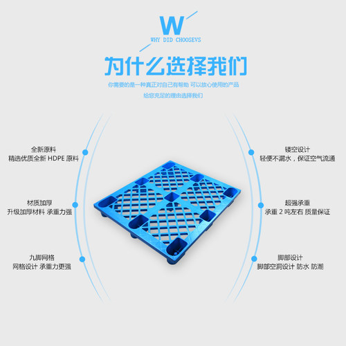 塑料托盘叉车板仓库垫板防潮板网格板栈板货物货架拍子垫仓板卡板 - 图3