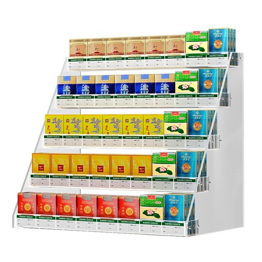 Acrylic cigarette cabinet display cabinet cigarette rack