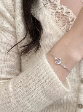 原创s925纯银星落手链女小众高级感琉璃石手链百搭气质精致饰品