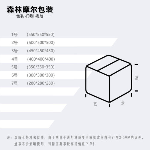 3层5层特硬正方形纸箱子方形盒子打包装发货搬家纸盒订做定制批发 - 图3