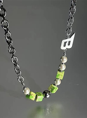 奇志爷爷ins小众钛钢男女项链