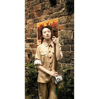 70-80年代知青服装话剧舞台服农民演出服装知青下乡舞台剧演出服 - 图1