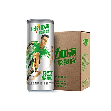 【日加满】气泡型能量饮料250ml*24罐