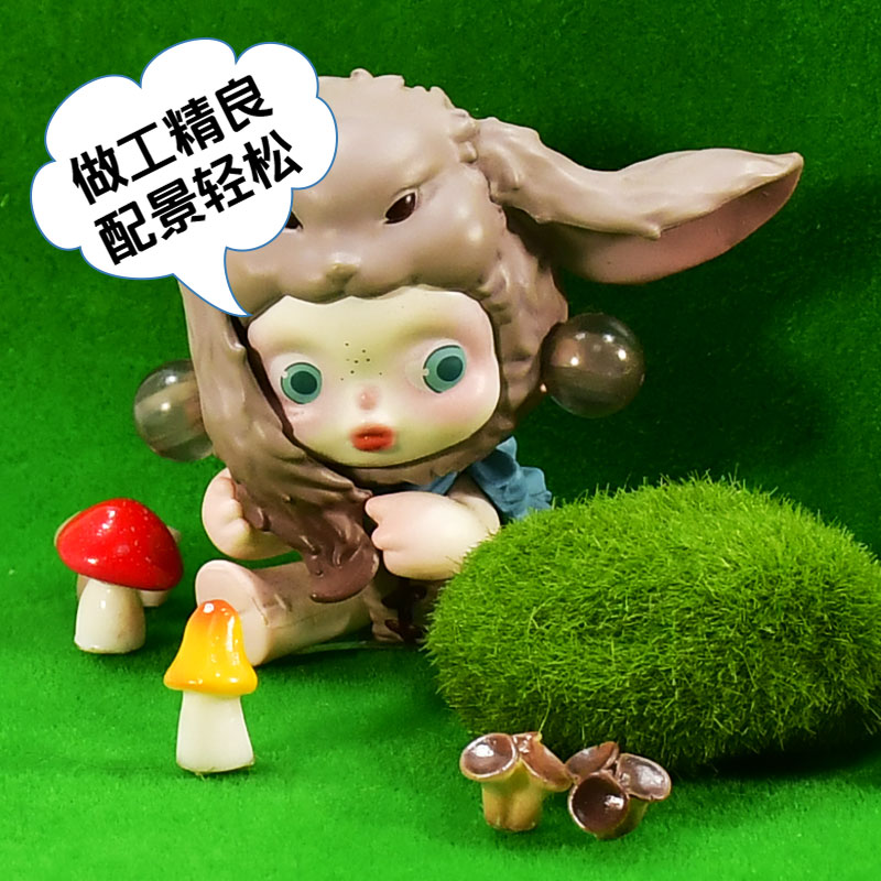 仿真蘑菇摆件微景观创意摆件DIY树脂苔藓菌类小配件沙盘造景装饰 - 图1