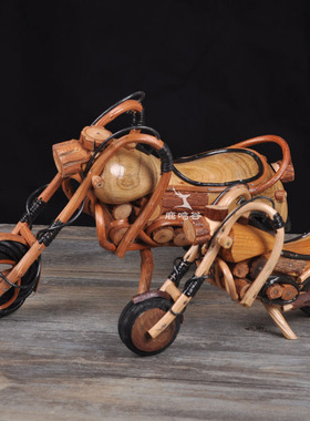 藤条东南亚桌面手工制作摆件