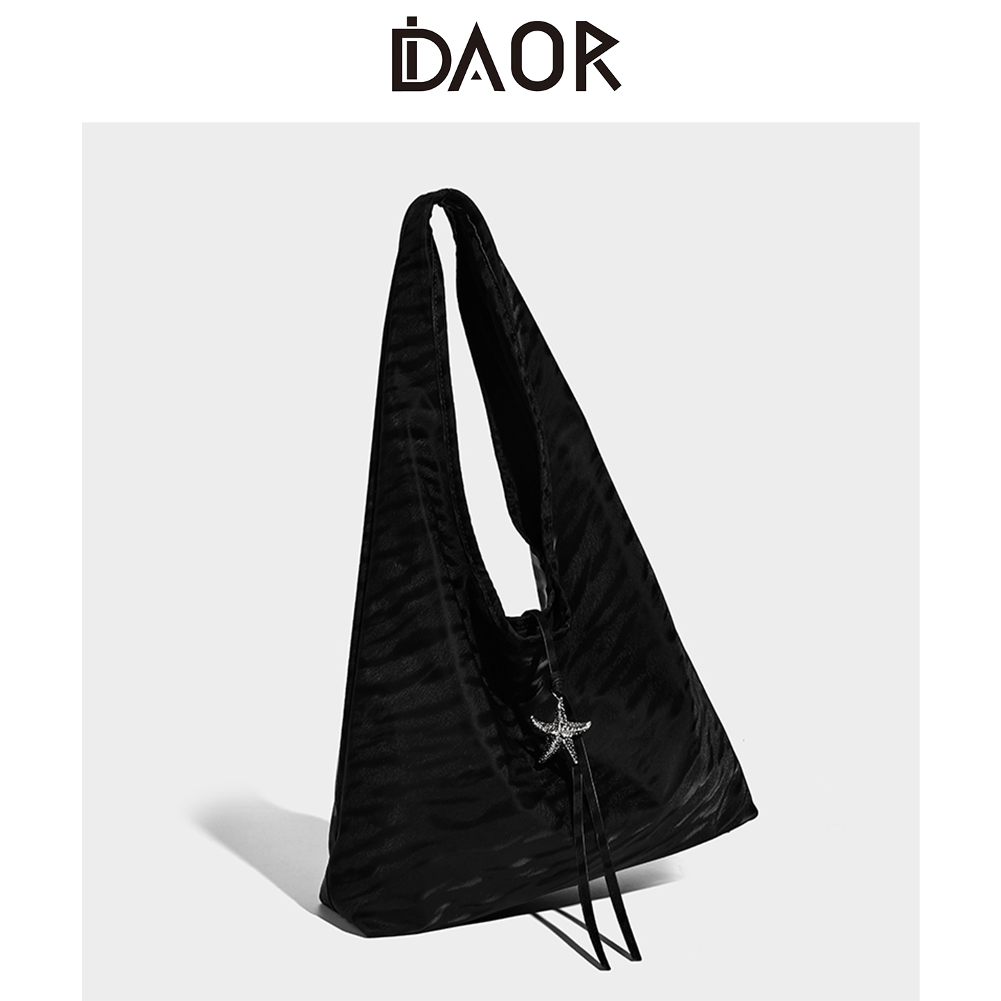 DAOR慵懒松弛感通勤托特包女2025秋冬新款大容量腋下包百搭单肩包 - 图1