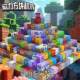 Minecraft Magnetic Cubes Mechanism Cave Magnet Building Blocks Assembled Mini Peripheral Toy Set for Boys and Children