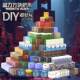 Minecraft Magnetic Cubes Mechanism Cave Magnet Building Blocks Assembled Mini Peripheral Toy Set for Boys and Children