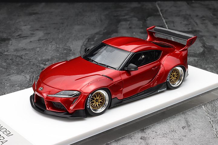 Make up 1:43 丰田苏博拉 Supra GR PANDEM Ver.1 2019 树脂车模 - 图0