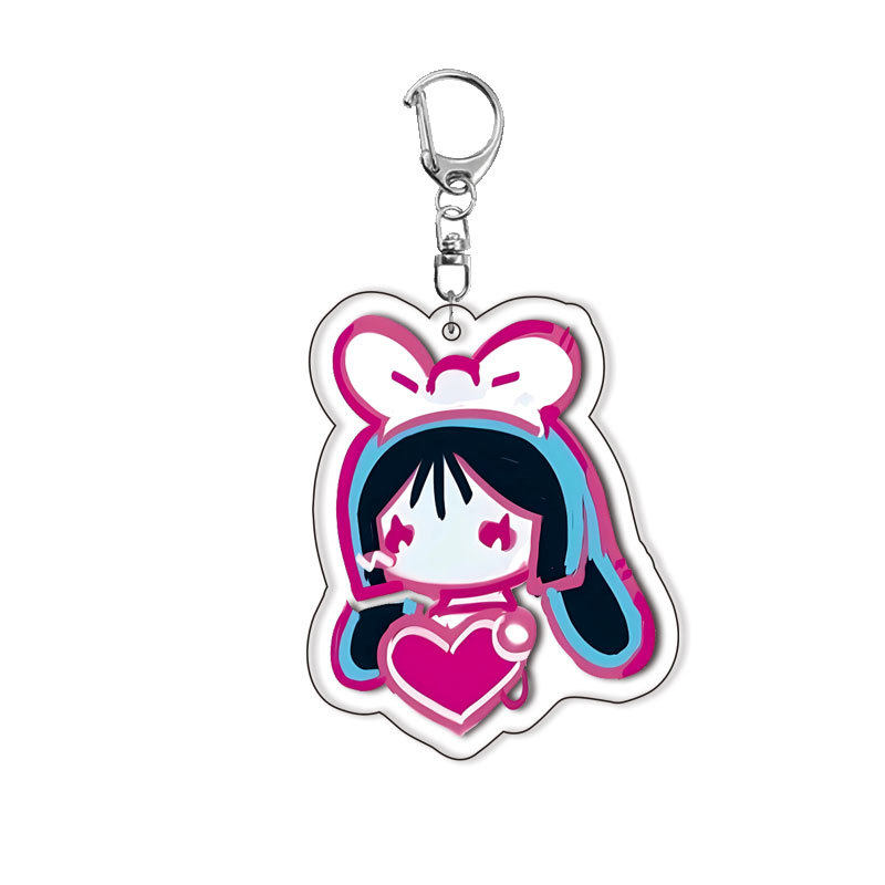 异形舞台谷子钥匙扣二次元动漫周边夹层亚克力书包可爱挂件礼物,淘宝优惠券,粉丝福利购,淘宝优惠卷