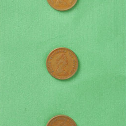 香港女皇头家居办公室旺才旺健康床垫饰品摆件五毫钱硬币