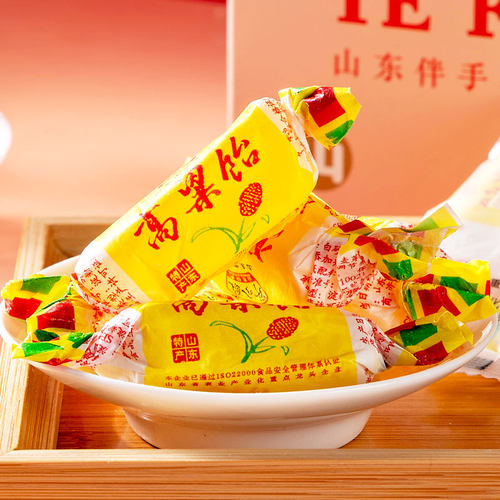 野风酥山东济南特产高粱饴软糖450g*2拉丝饴糖原味老式怀旧怡糖果 - 图1