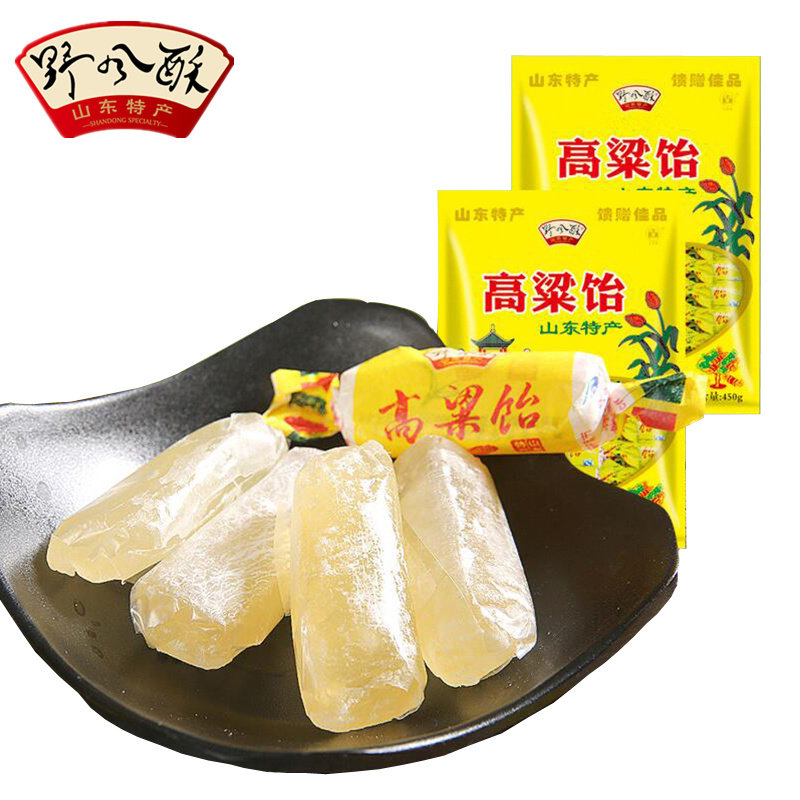 野风酥山东济南特产高粱饴原味软糖 野风酥食品糖果