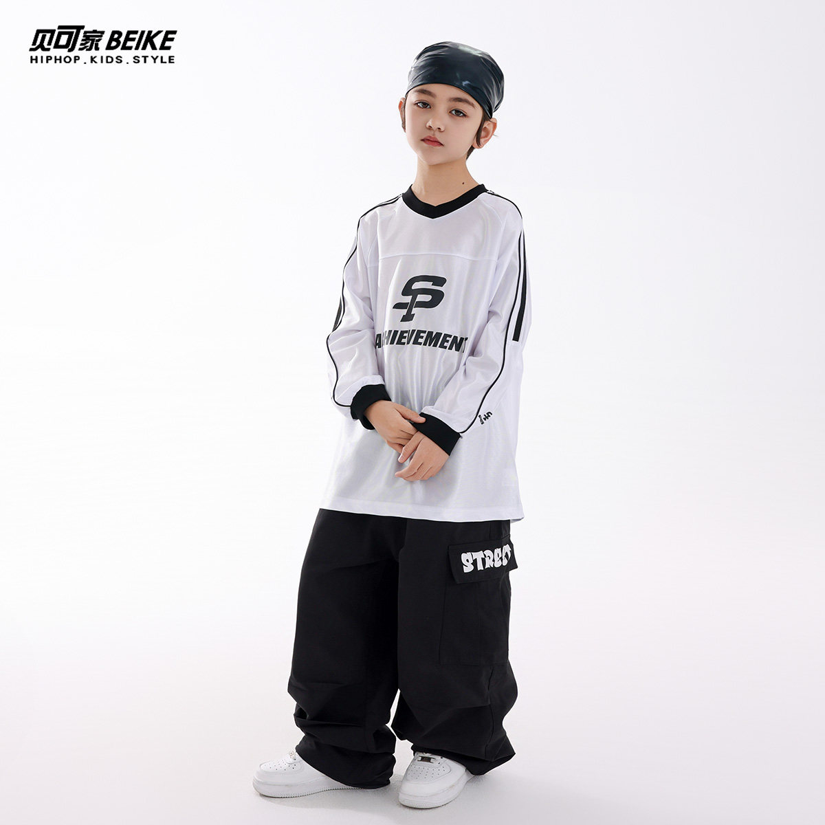 贝可家少儿街舞儿童潮服套装男童新款上衣hiphop裤子嘻哈表演出服,淘宝优惠券,粉丝福利购,淘宝优惠卷