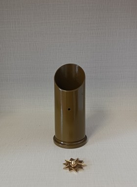 军绿37炮弹壳笔筒创意个性烟灰缸军旅纪念退役弹壳工艺品收藏摆件