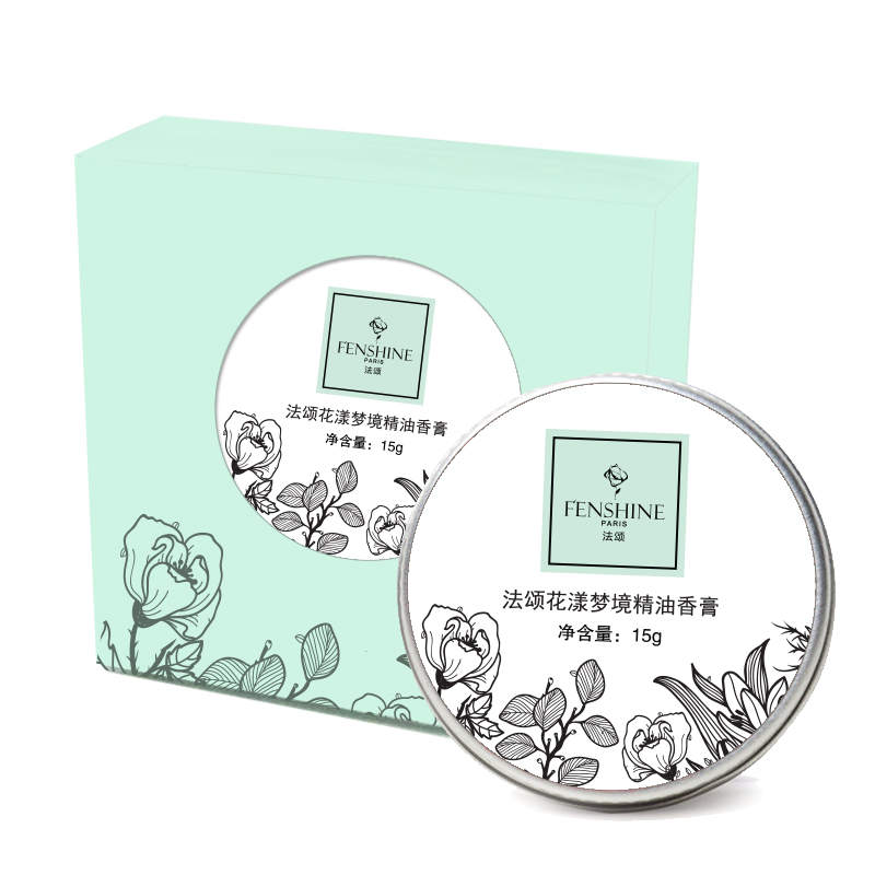 法頌花漾夢境精油香膏 固體香水女士清新持久淡香 隨身裝