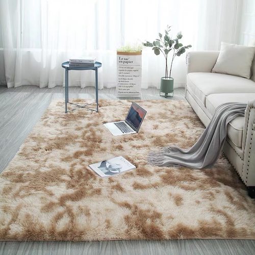 Carpet For Girls Shaggy Floor Soft Mat Living Room Plush Rug-图1