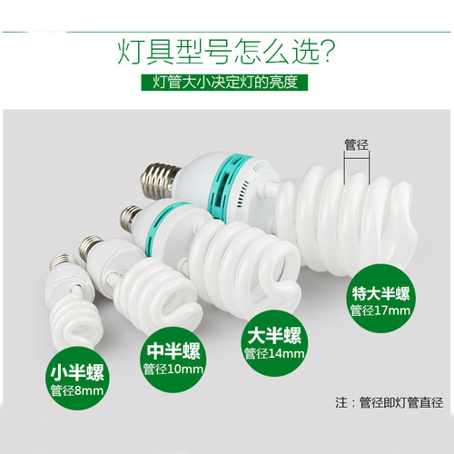 大功率节能灯螺旋45w85W100w125W150W200瓦E27E40仓库厂房家用 - 图1