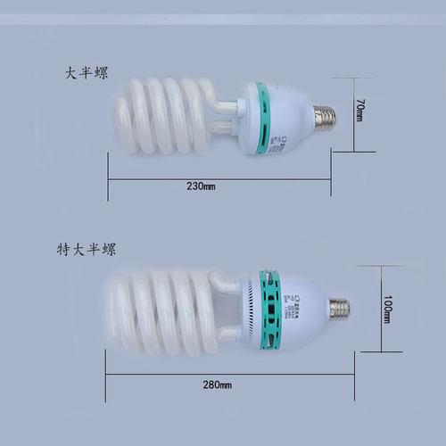 大功率节能灯螺旋45w85W100w125W150W200瓦E27E40仓库厂房家用 - 图3