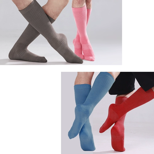 Современные классические нескользящие носки подходит для мужчин и женщин для йоги, средней длины, увеличенная толщина