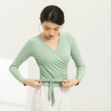 Спортивная одежда, классический танцующий современный демисезонный лонгслив для тренировок, осенний сезон