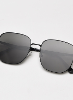 复古波普Pop大框金属方框渐透色太阳镜尼龙镜片男女质感墨镜