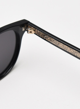 日系TR90个性雕花板材插芯韩版偏光太阳镜框潮男女文艺复古墨镜