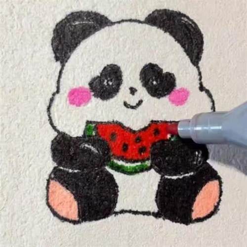 发泡肌理画纸创意绘画儿童手工包简笔工具全套装diy全套捏捏材料 - 图1