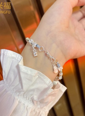 足银999.9蝶兰千万两盘缠手链