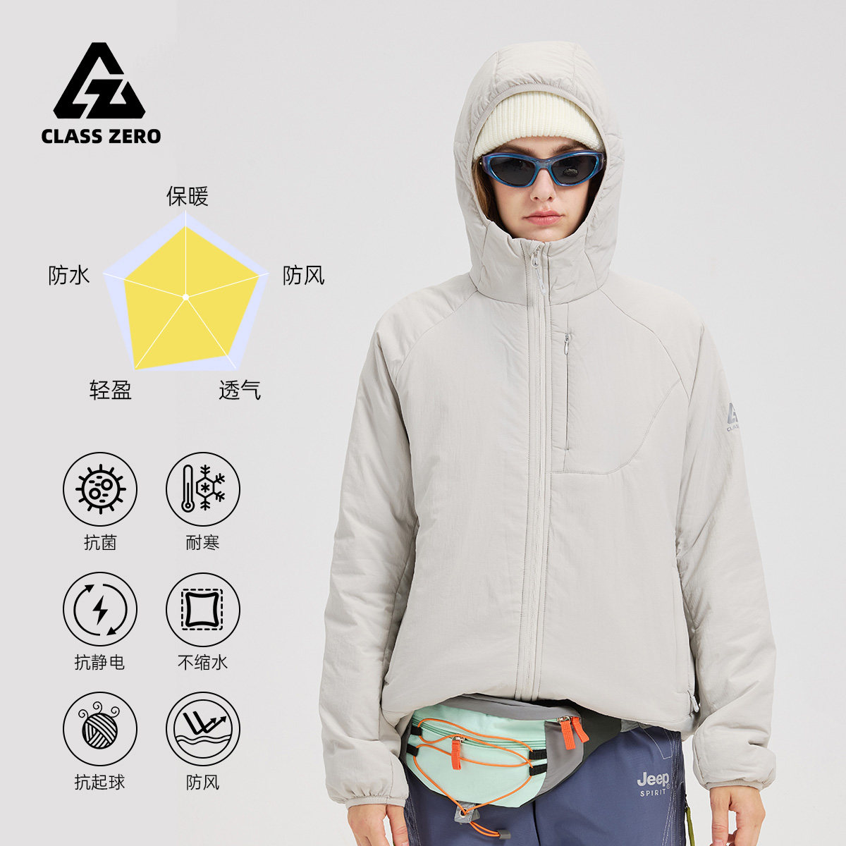 加拿大CZ秋冬3M新雪丽暖绒户外运动棉衣外套男休闲宽松连帽棉服女,淘宝优惠券,粉丝福利购,淘宝优惠卷