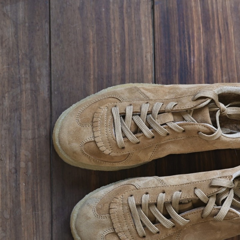 SONOFLOONG复古真皮德训鞋羊皮鹿皮流苏翻毛皮银扣板鞋咔叽马吉拉,淘宝优惠券,粉丝福利购,淘宝优惠卷