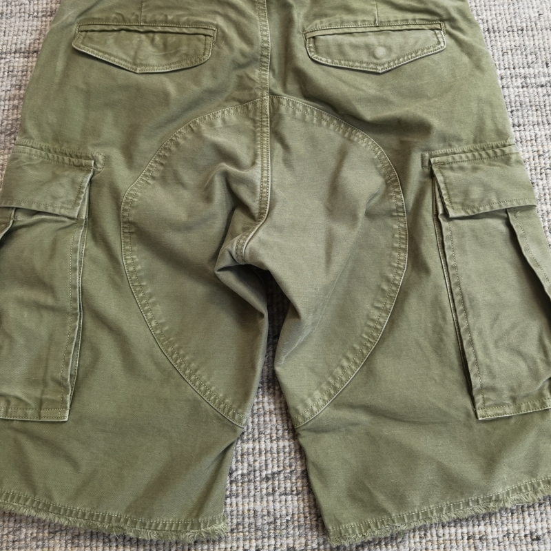 SONOFLOONG复古M65短裤男美式M51中裤水洗做旧多袋工装裤VISVIM潮 - 图1