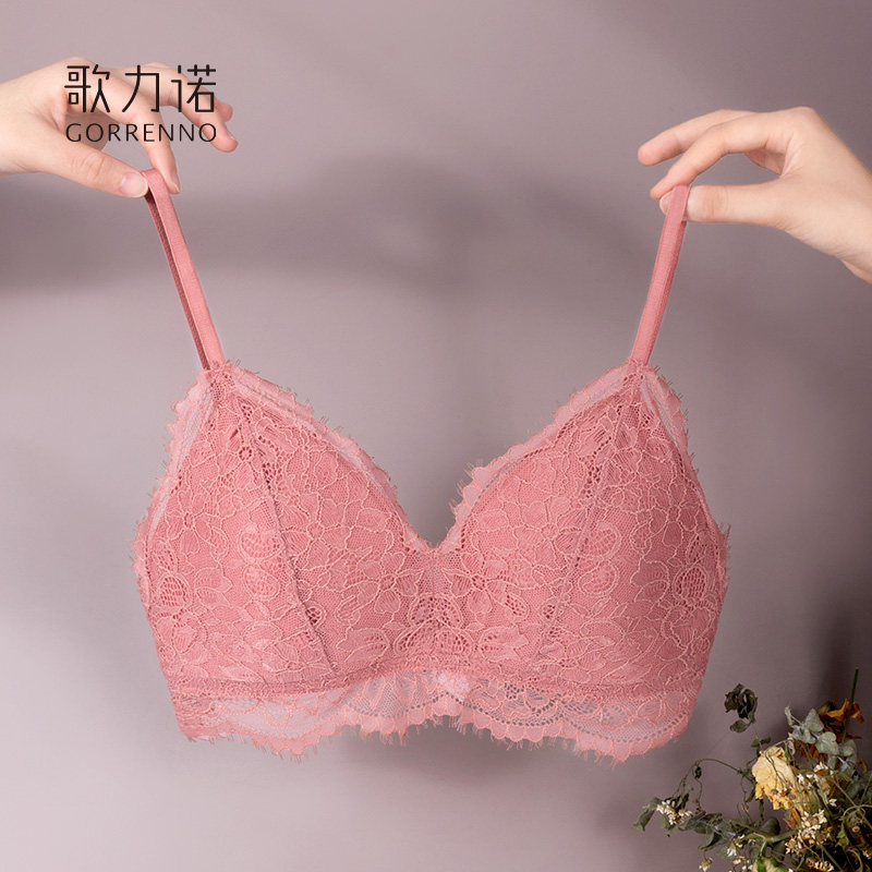 歌力诺无钢圈夏季性感蕾丝舒适内衣 歌力诺文胸