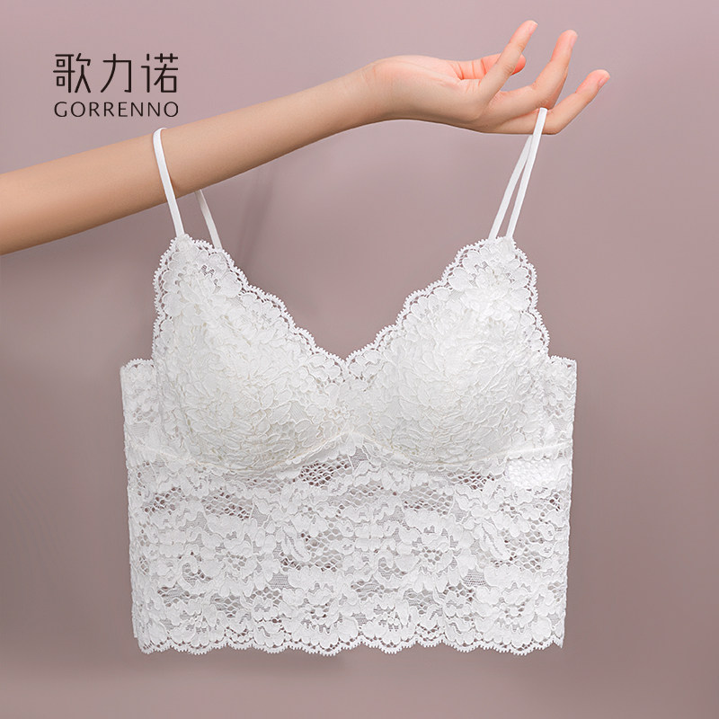 红色本命年女2023新款无钢圈美内衣 歌力诺文胸