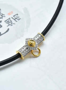 泰国微镶钻吊坠佛牌链子厂价