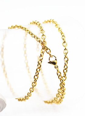 厂价钛钢不掉色防敏迷你泰国佛牌链子时尚吊坠项链女锁骨链短链女