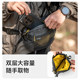 Outdoor mountaineering and hiking multi-functional expansion side waist bag